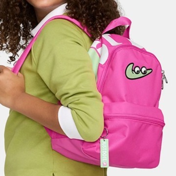 Nike Brasilia JDI Mini Backpack 13 H x 10 W x 5 D, Color: Pink