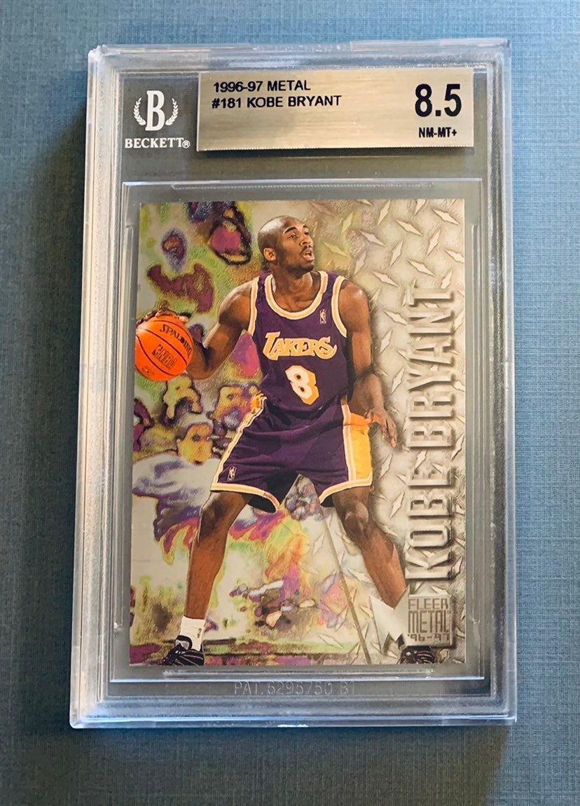 Kobe Bryant 1996 Metal BGS 8.5