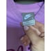 Vintage Nike Size Large Pink Cursive Embroidered Logo Spell Out Womens Hoodie