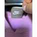 Vintage Nike Size Large Pink Cursive Embroidered Logo Spell Out Womens Hoodie