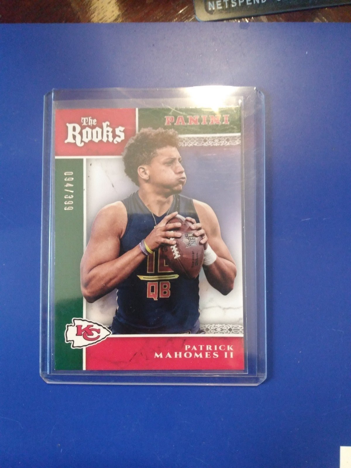 094/399 Patrick Mahomes rookie short print