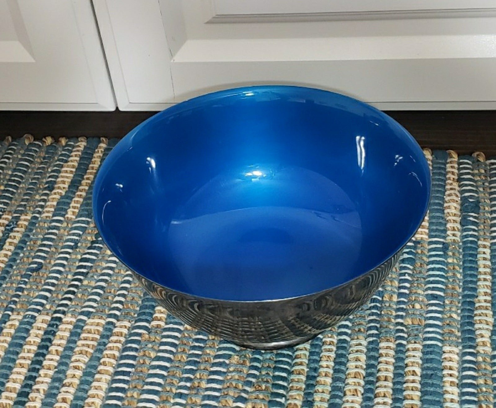 Vintage 8 Reed & Barton 104 Blue Silver Bowl