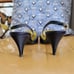 Vintage Chanel Sling back heels size 7.5