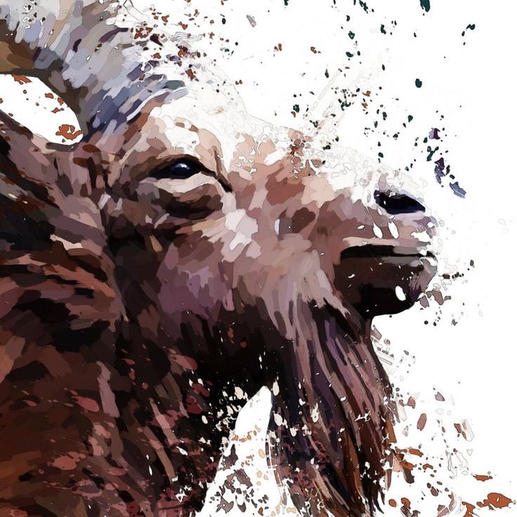 Digital Goat Art