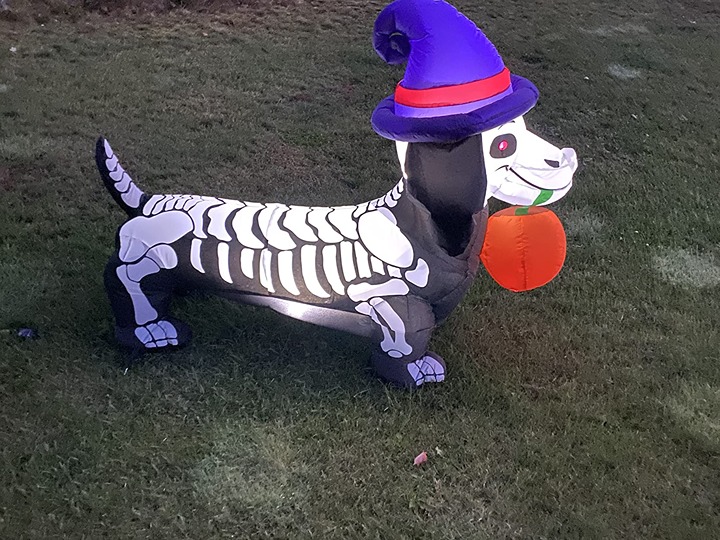 5 FT Long Halloween Inflatables Outdoor Decorations, Halloween Blow Ups
