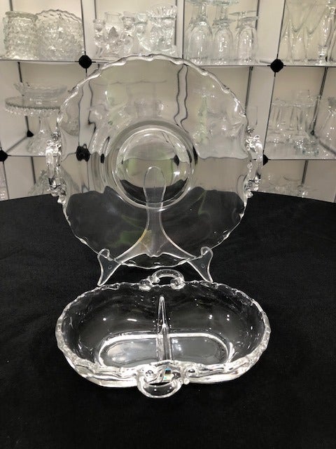 Vintage Century (Pressed) by Fostoria - 2 Serving Pieces