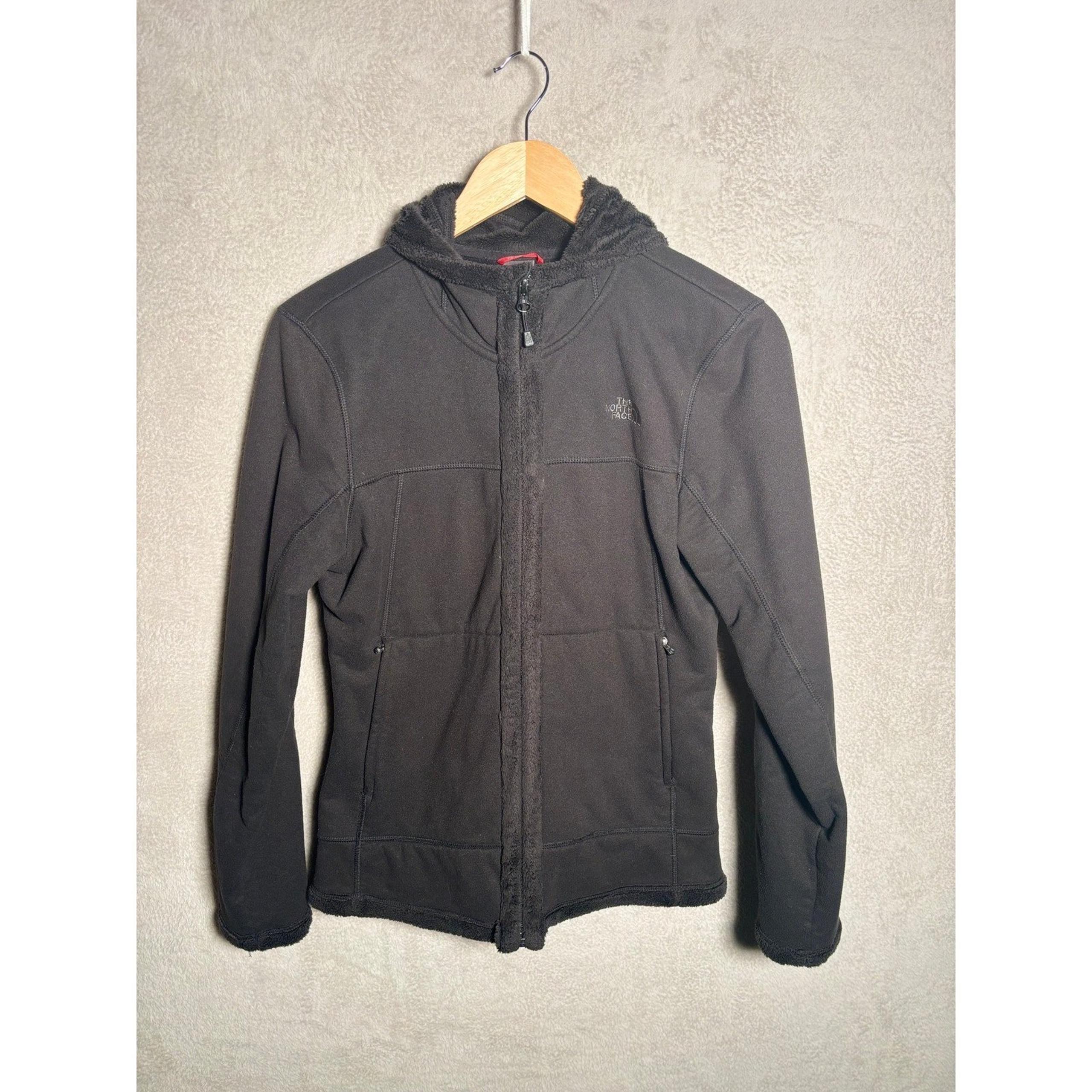 The North Face Black Full Zip Hooded Sweater Jacket Size Medium