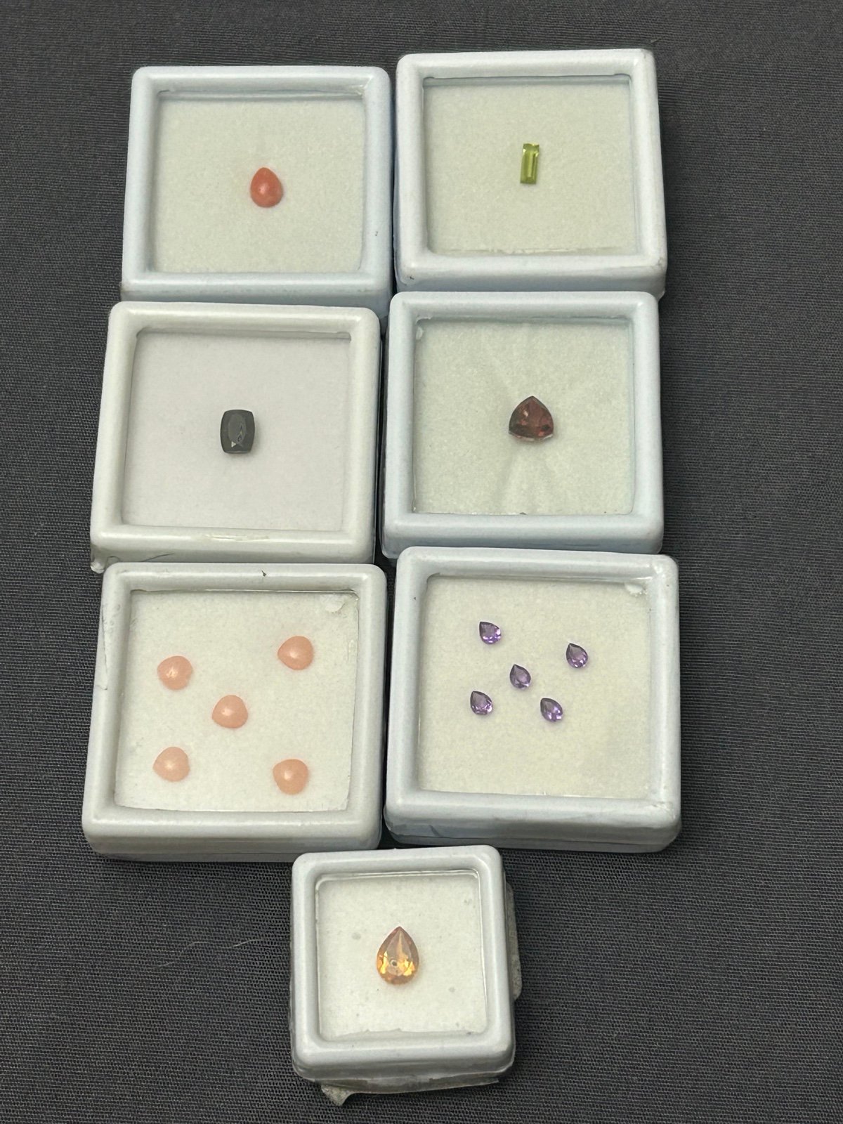Lot of 15 Loose Genuine Gemstones Citrine Amethyst Opal Spinel Peridot E515