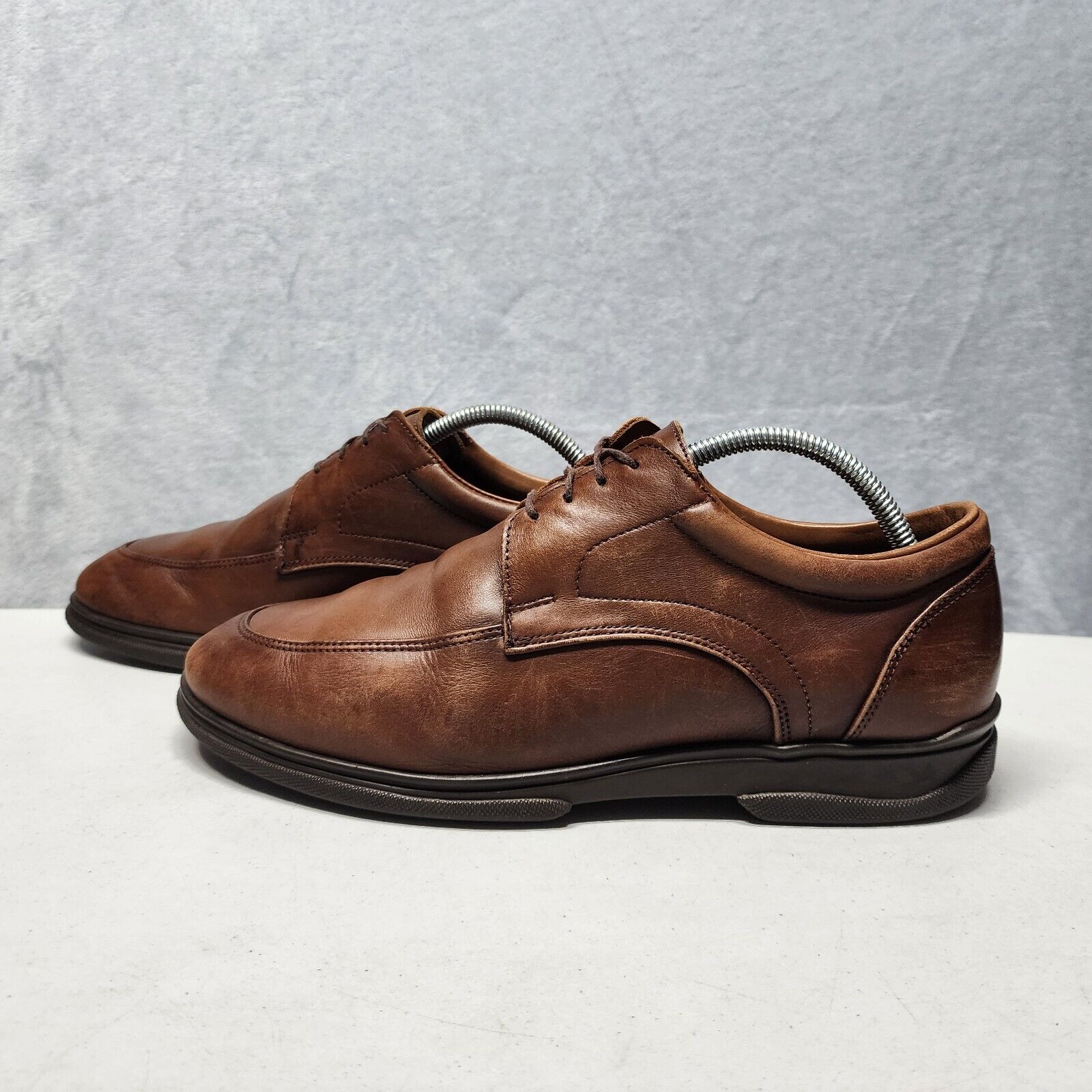 Allen Edmonds Passenger Shoes Mens 10 Oxford Brown Leather Lace Up 5797