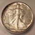 1941 Walking Liberty Half Dollar MS64 ICG Toning