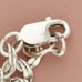 ⚡️clearance⚡️ sterling silver 10mm double curb charm chain bracelet size 7in