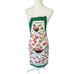 Vtg BBQ Apron 1950s Novelty Style Cotton Full Length Tie Back Retro Mod Summer