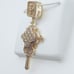 14K Gold Plated Cubic Zircon Pendant, EVBRS400