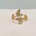 14K Gold Plated Cubic Zircon Pendant, EVBRS400