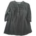 Soft Surroundings Arabella Tunic Womens Plus Sz 1X Black 3/4 Ruffle Sleeve