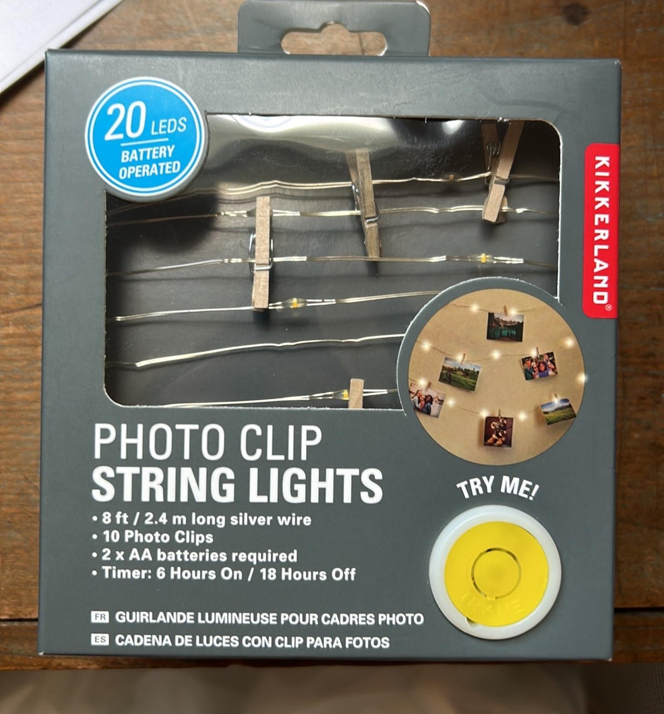 Photo Clip String Lights
