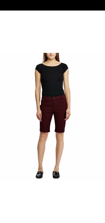 Twill Stretch Bermuda Shorts