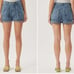 DL1961 Marie High Waist Denim Shorts Blue Womens Size Medium