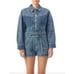 DL1961 Marie High Waist Denim Shorts Blue Womens Size Medium