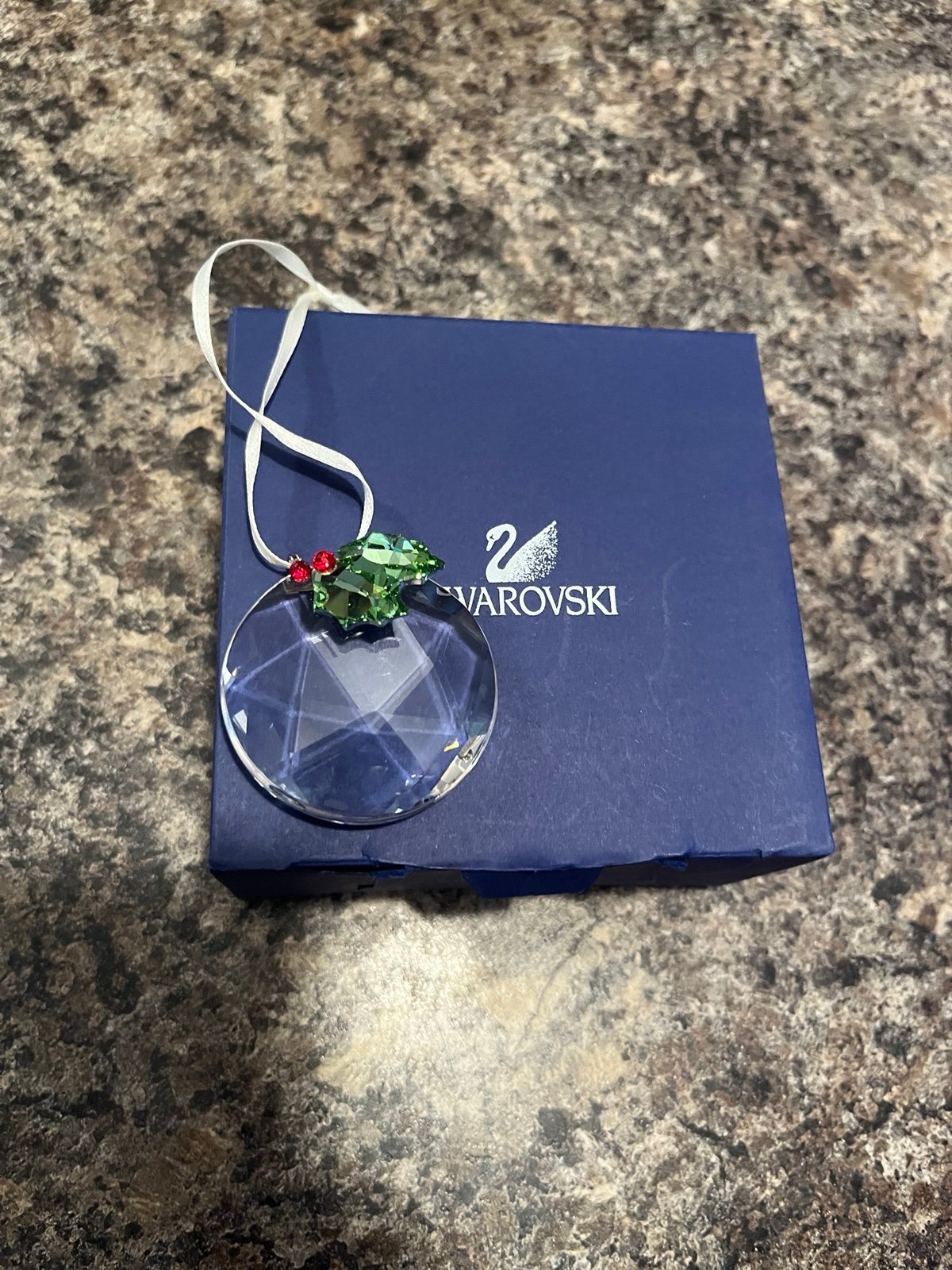 Swarovski Crystal Holly Oranment