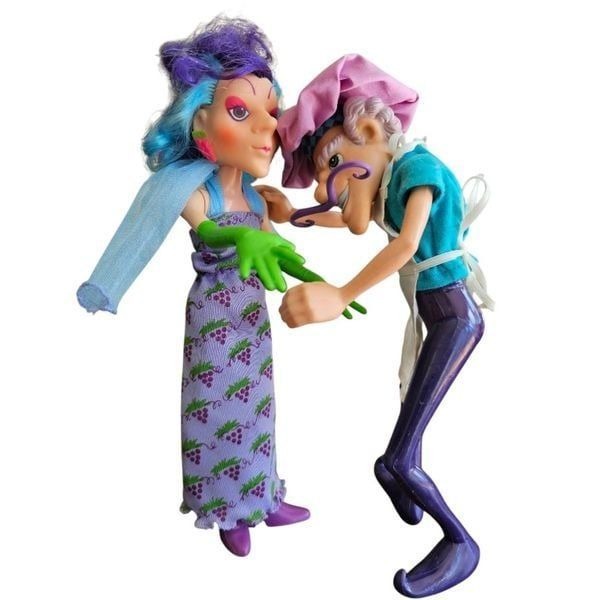 Sour Grapes Peculiar Purple Pieman Villian Doll Figurine Strawberry Shortcake 19