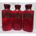 WINTER CANDY APPLE Bath & Body Works Body Wash 10 fl oz x 3