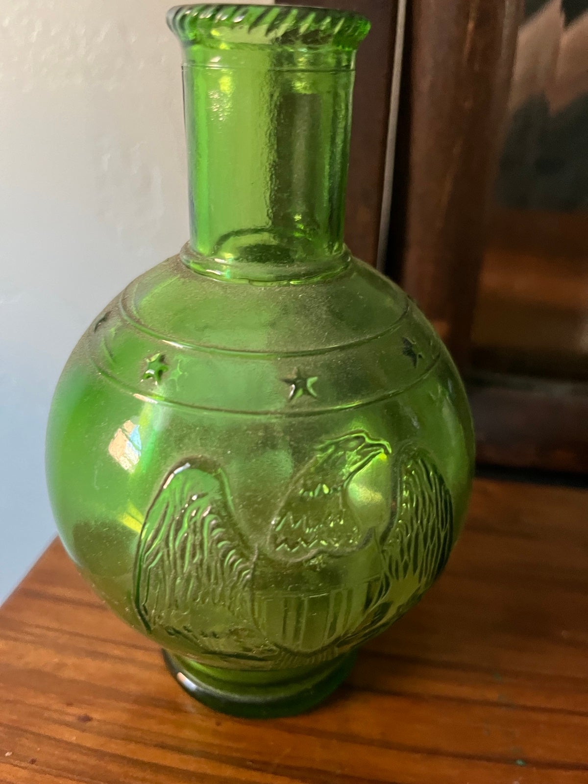 Glass Vintage Collectible, Wheaton Glass, Emerald Green Glass,