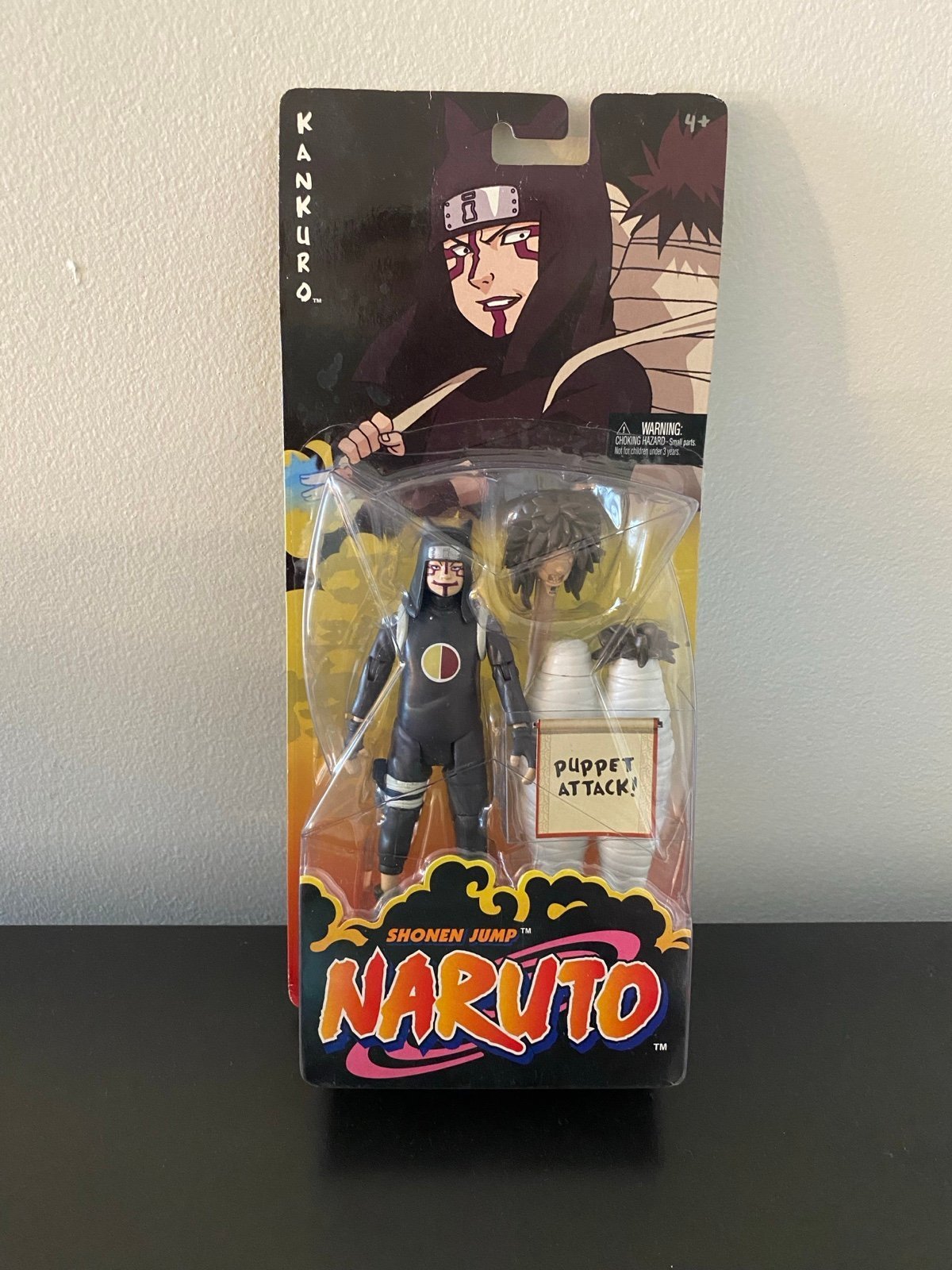 Kankuro Puppet Attack Figure (Naruto, Mattel 2002) New In Box