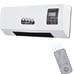 Heater and Fan Combo 1800W 2-in-1 Timing Function Dual Use Wall Mounted Electric