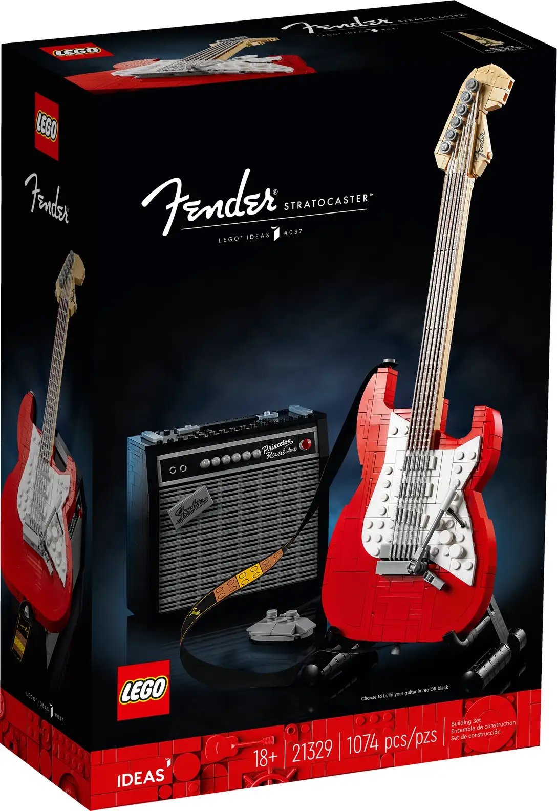 LEGO Ideas Fender Stratocaster Building Set 21329, New & Sealed in Retail Box!