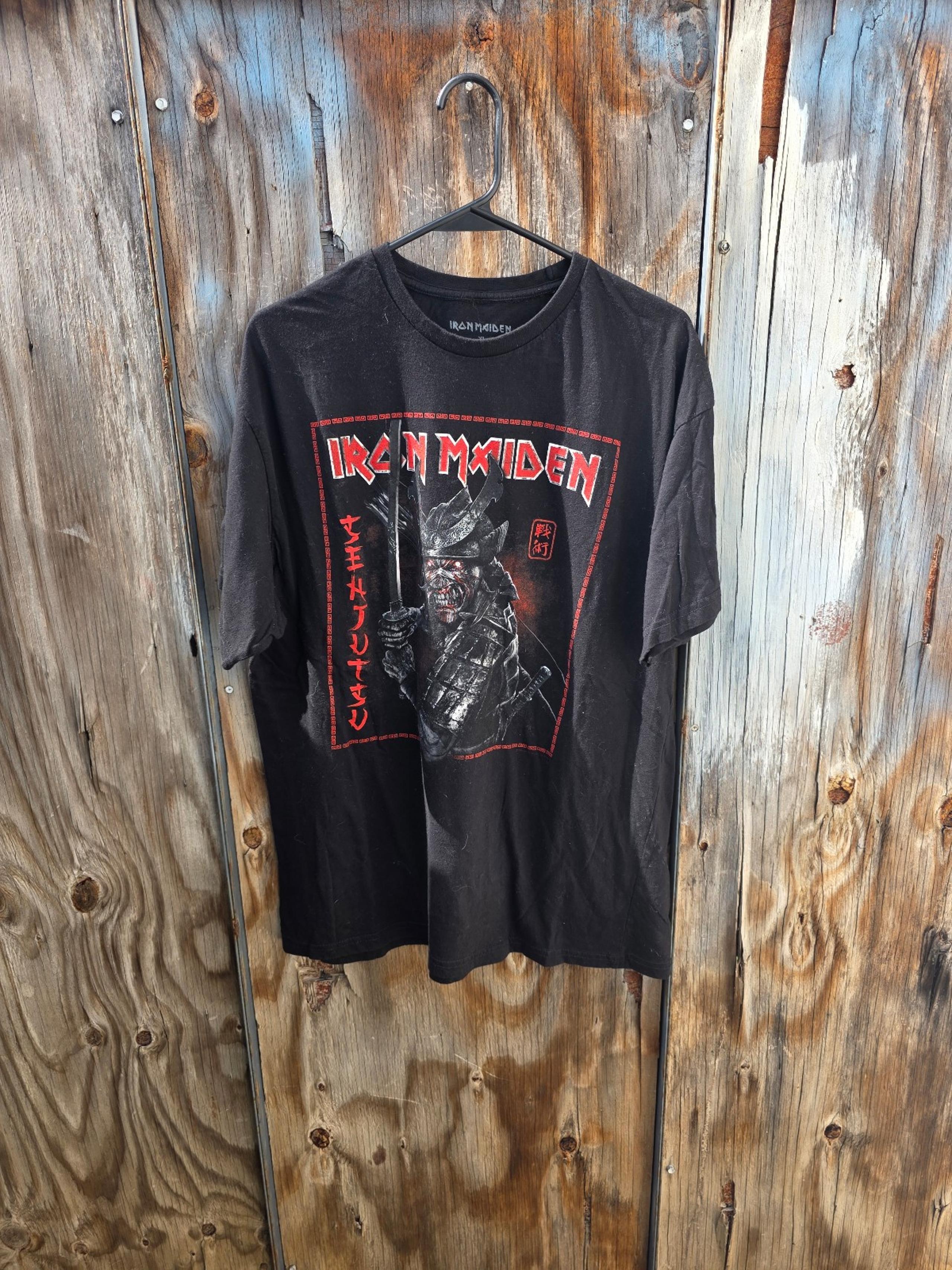 iron maiden band tee