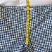 Tory Burch Grid Cropped Blue and White Pants, Size 28