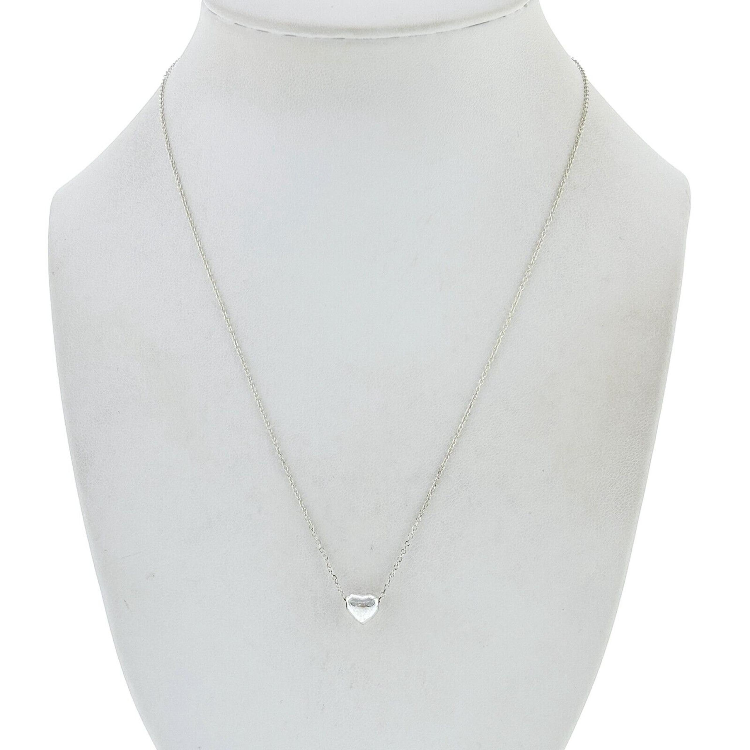 Vintage Footnotes Sterling Silver 925 Heart Bead Necklace 18"