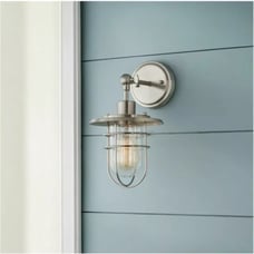 NEW!! 1-Light Brushed Nickel Wall Sconce