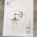 NEW!! 1-Light Brushed Nickel Wall Sconce