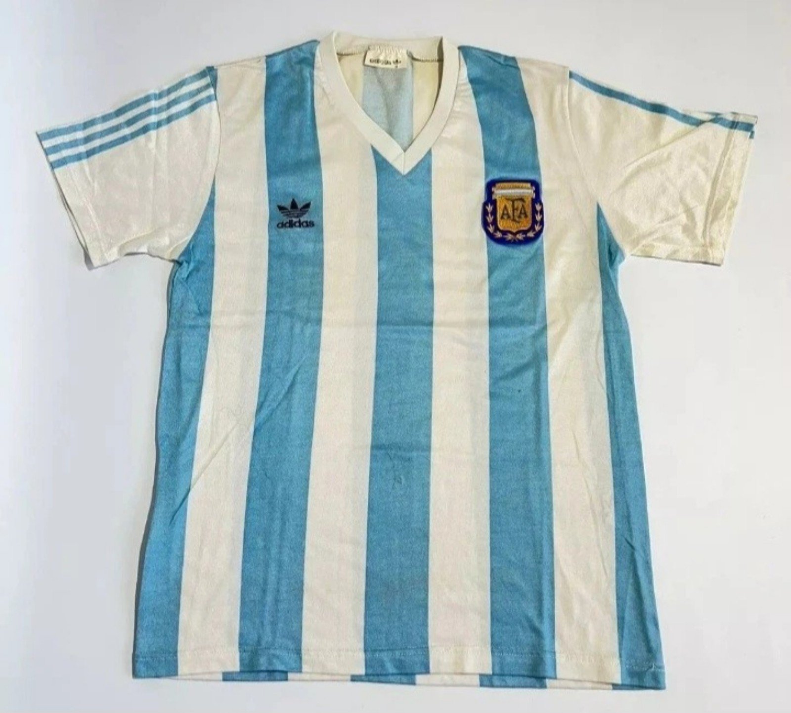 1991 ORIGINAL ARGENTINA Home ADIDAS Size Medium (10/10) 34 YRS!!