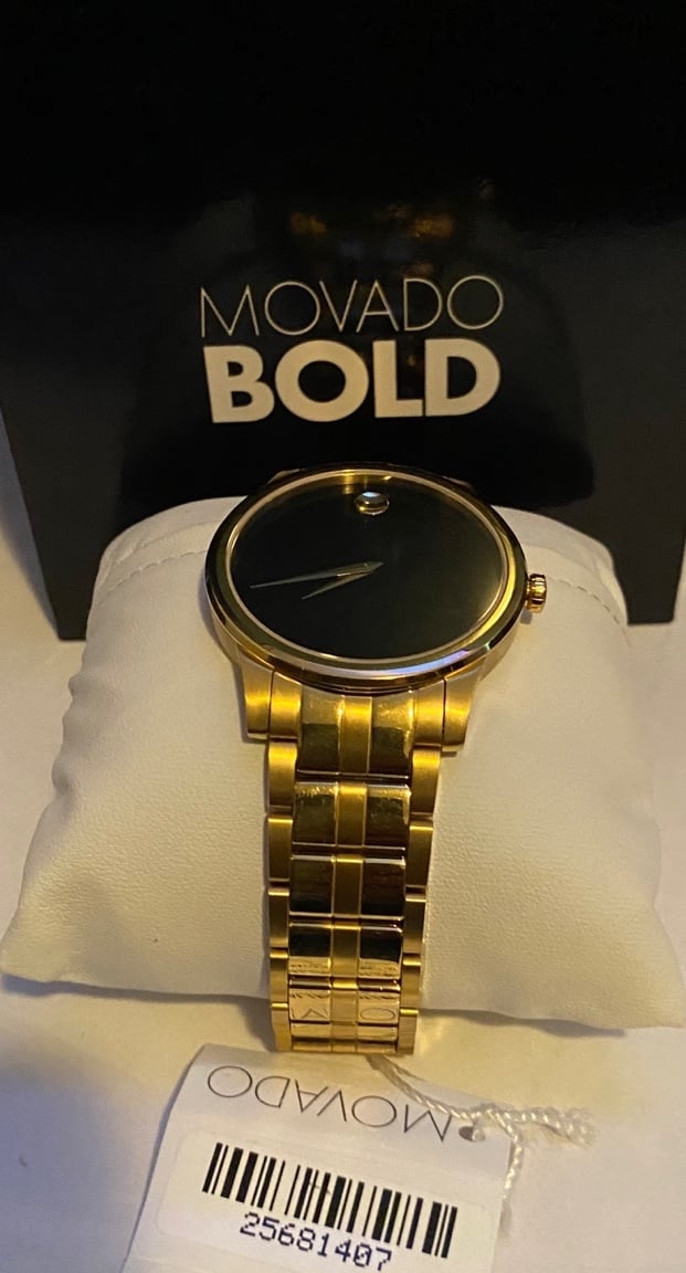 Movado Yellow Gold Mens Watch