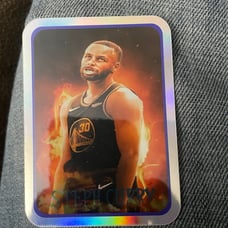 Steph curry halo prism vending sticker