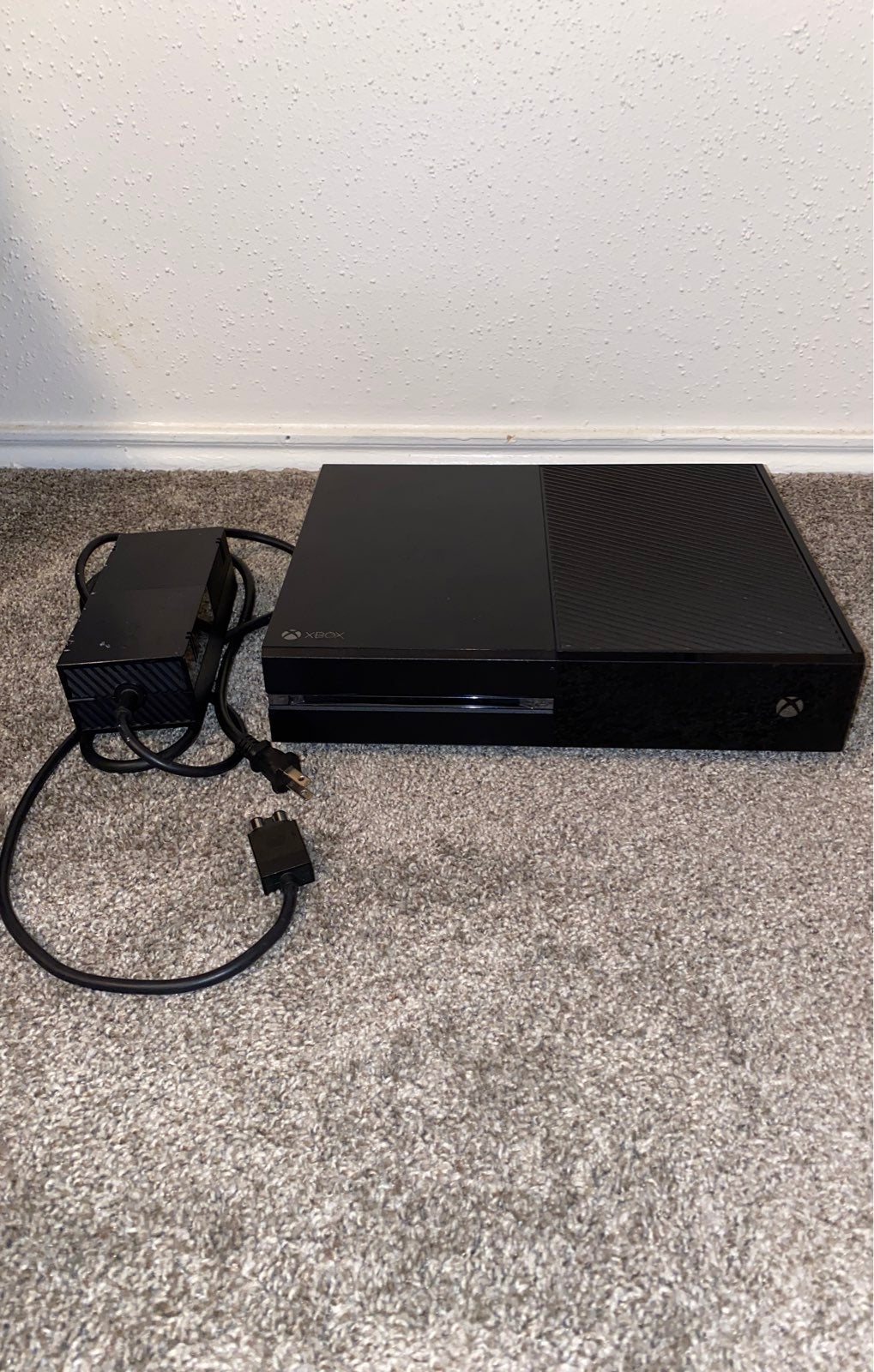 Xbox One with many games.