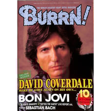 Burrn! Magazine Issue #10 October 2000 David Coverdale Cover Heavy Metal Japan
