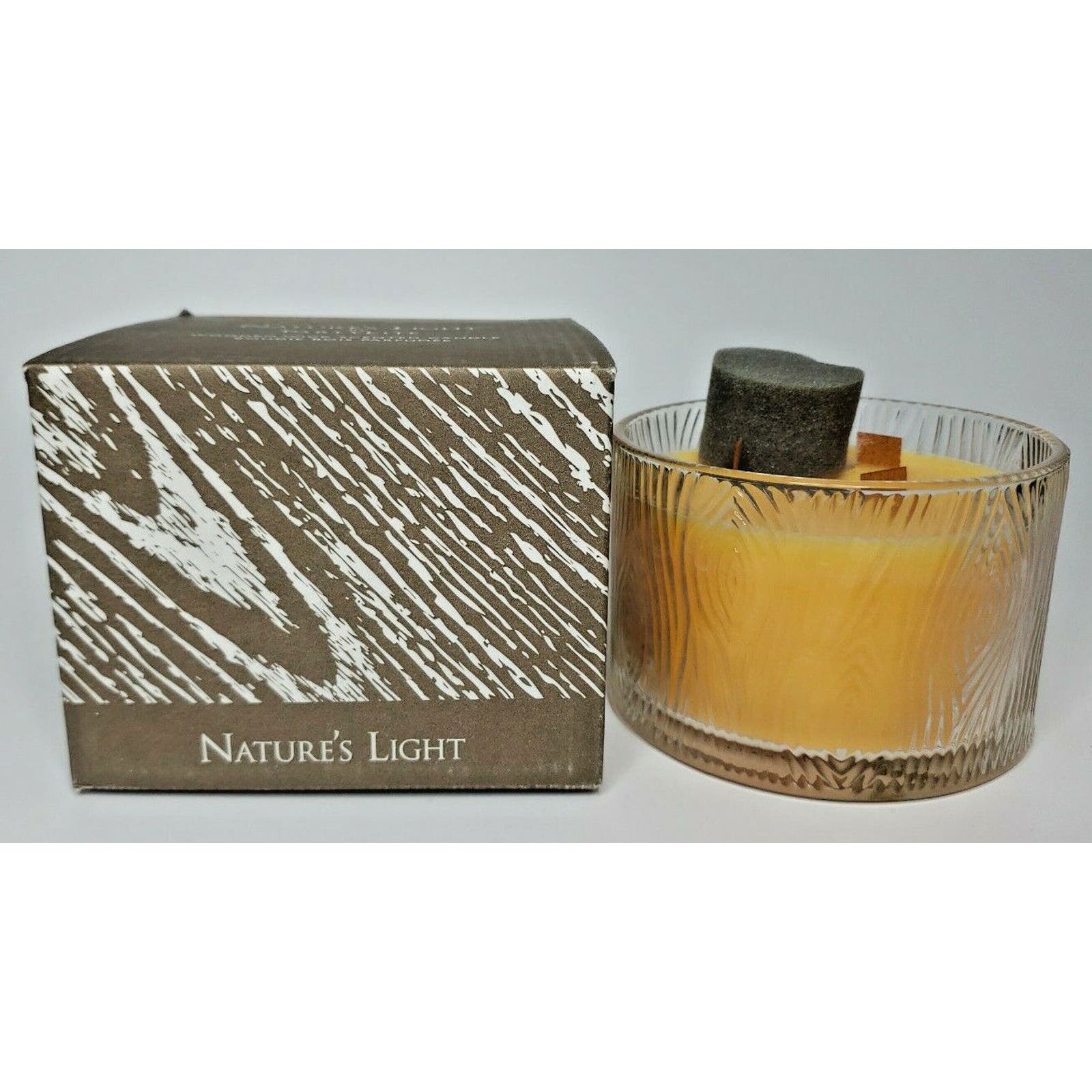 Partylite Natures Light Crackling 3 Wick Jar New Autumn Glow P2G/G47776