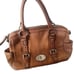 Fossil Vintage Maddox Shoulder Bag Pebbled Leather Tan Purse