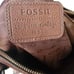 Fossil Vintage Maddox Shoulder Bag Pebbled Leather Tan Purse