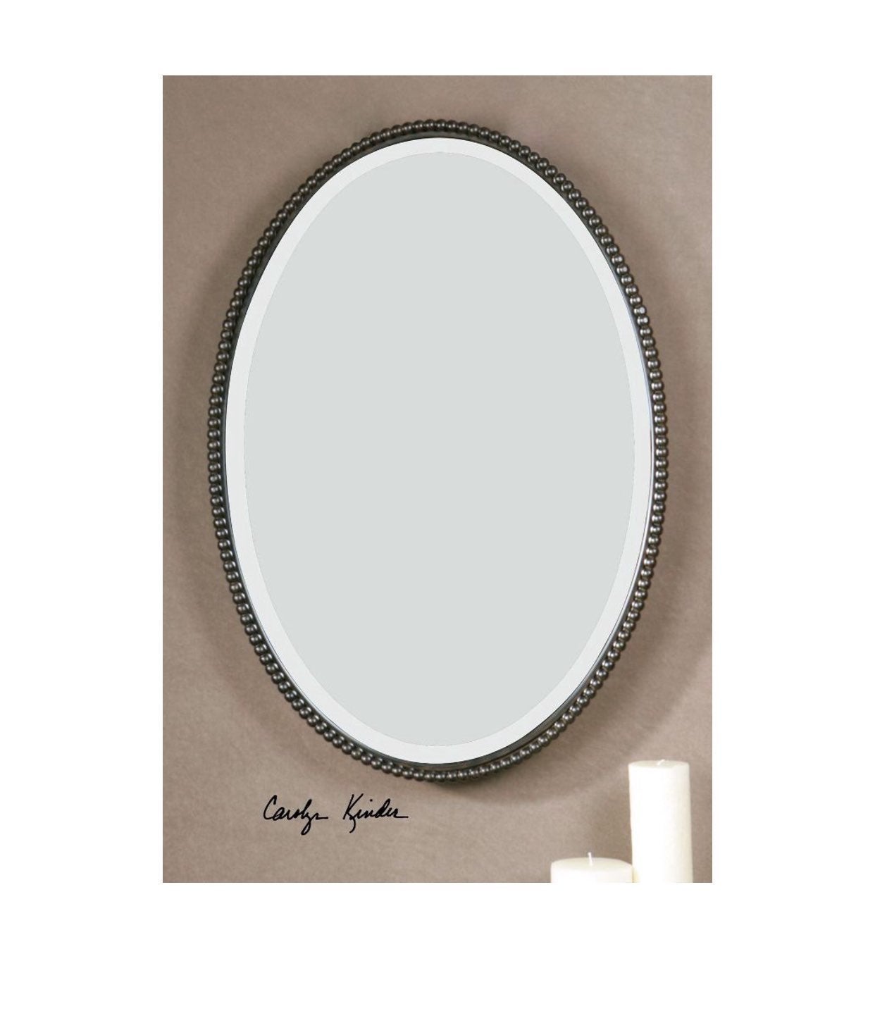 uttermost sherise oval bronze mirror big