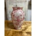 Red Toile Vase|Toile Glass|Decoupage Toile Vase|Vases