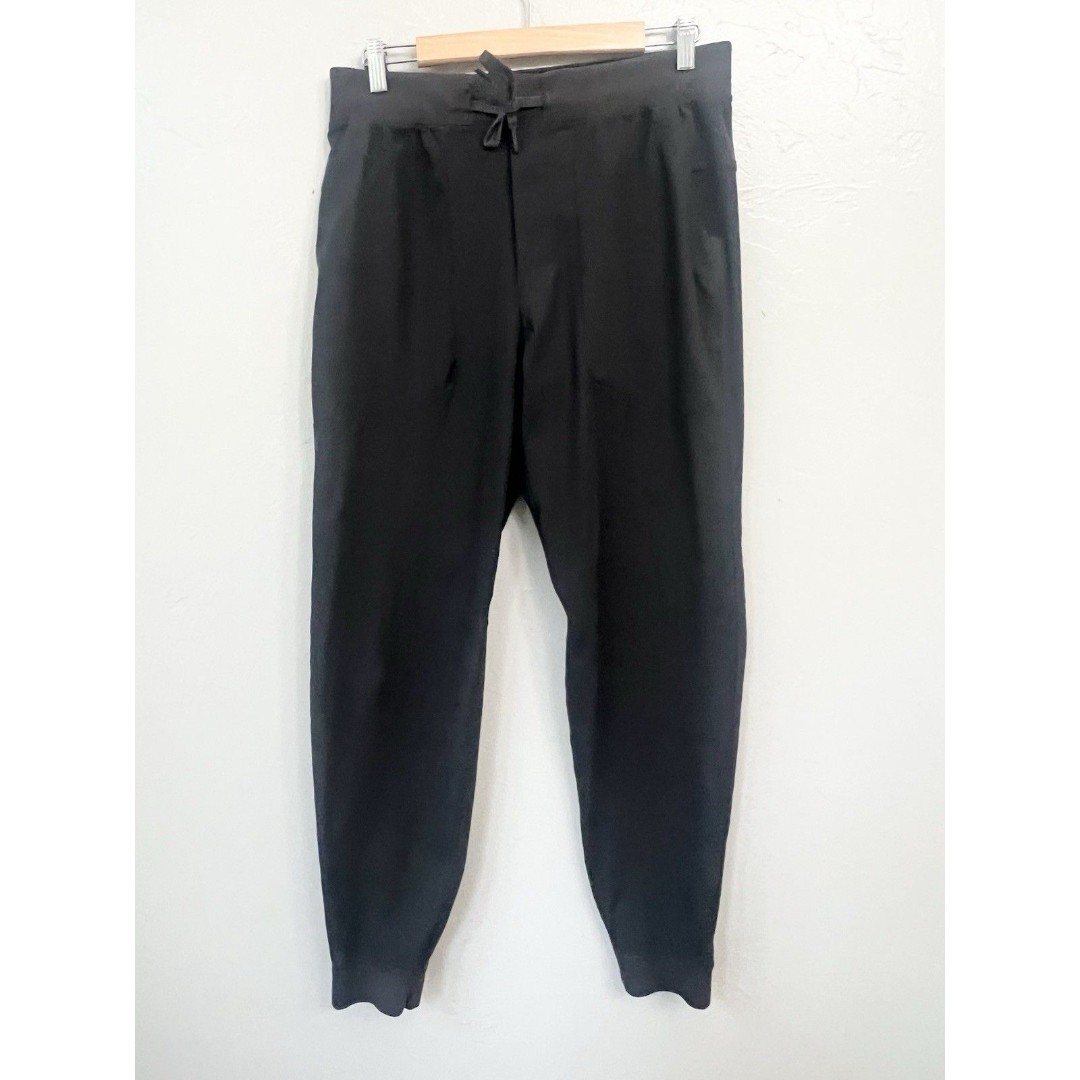 Lululemon ABC Jogger Mens Large TALL Black Warpstreme Pants 32 Inseam Gym NICE!