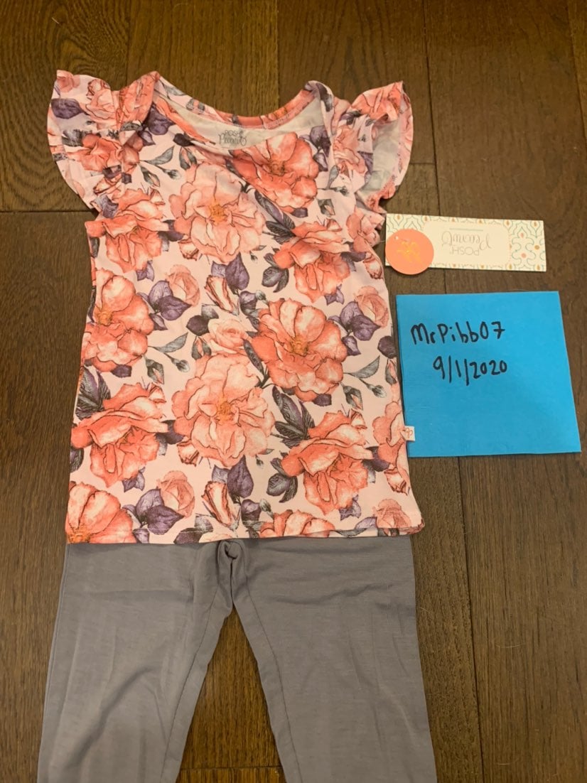 Posh Peanut Vivi French Floral Two Piece