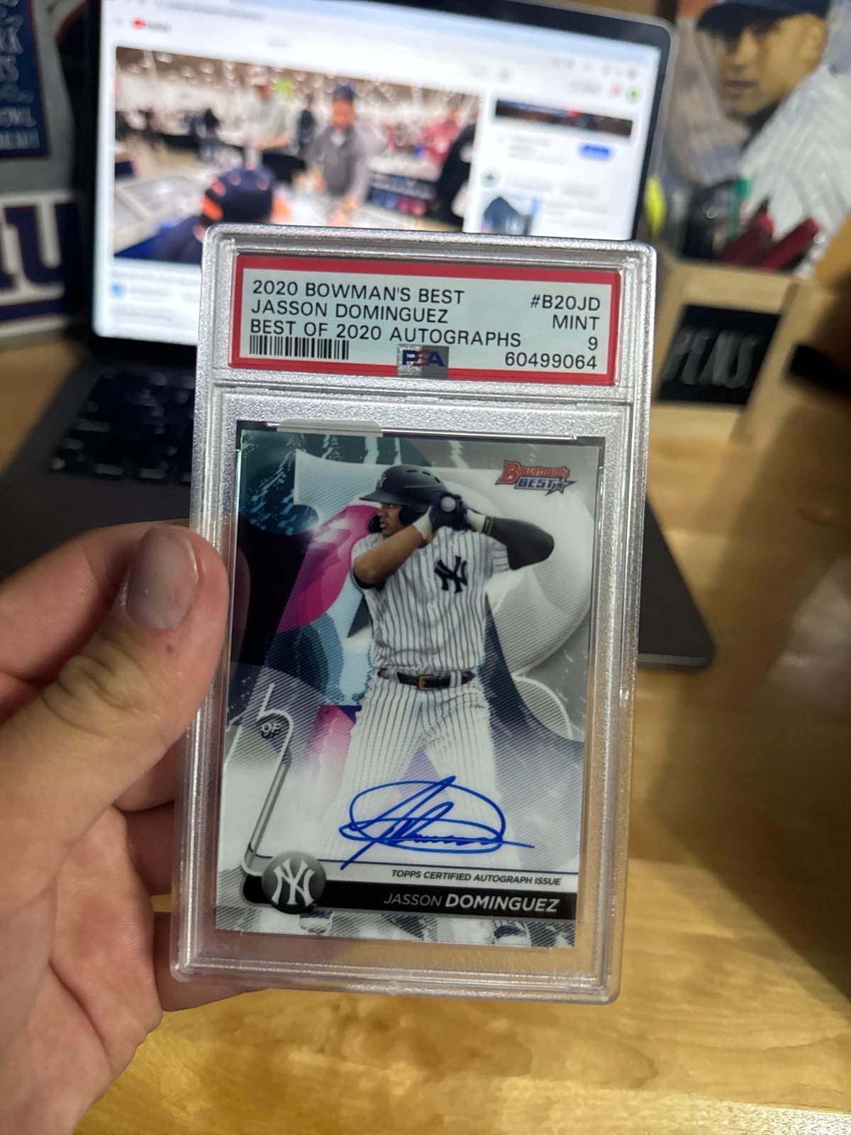 Jason Dominguez auto Psa 9