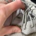 Miista London EU 38 US 8 leather metallic silver lace up wrap open toe heels