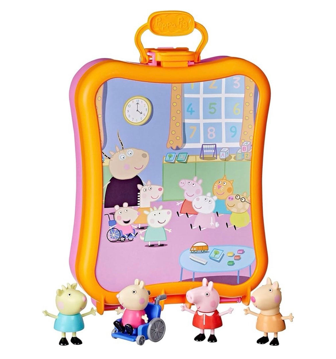 Peppa Pig Carrying Case with Rare Character new